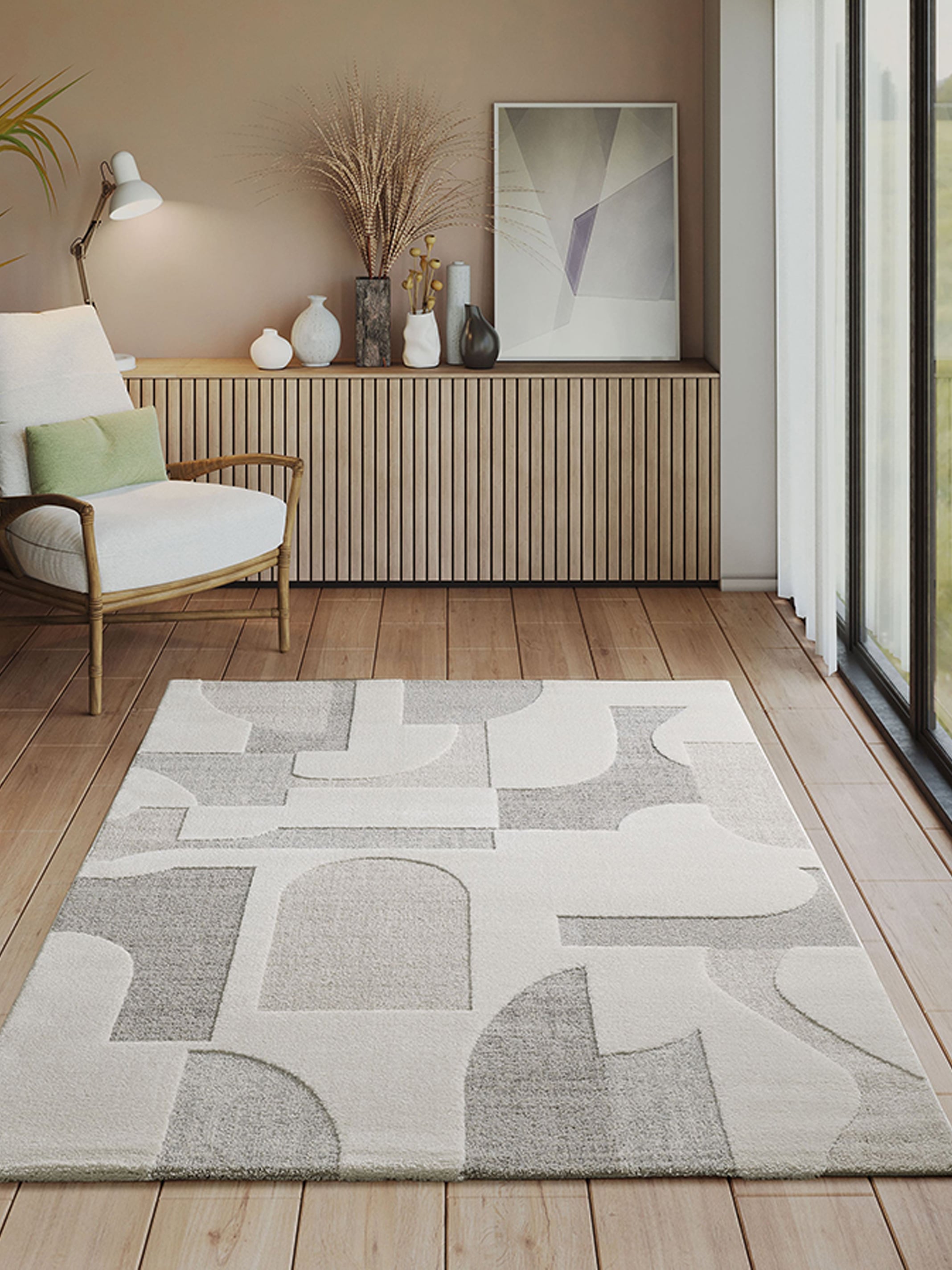 Everest Moderner Kurzflor Teppich