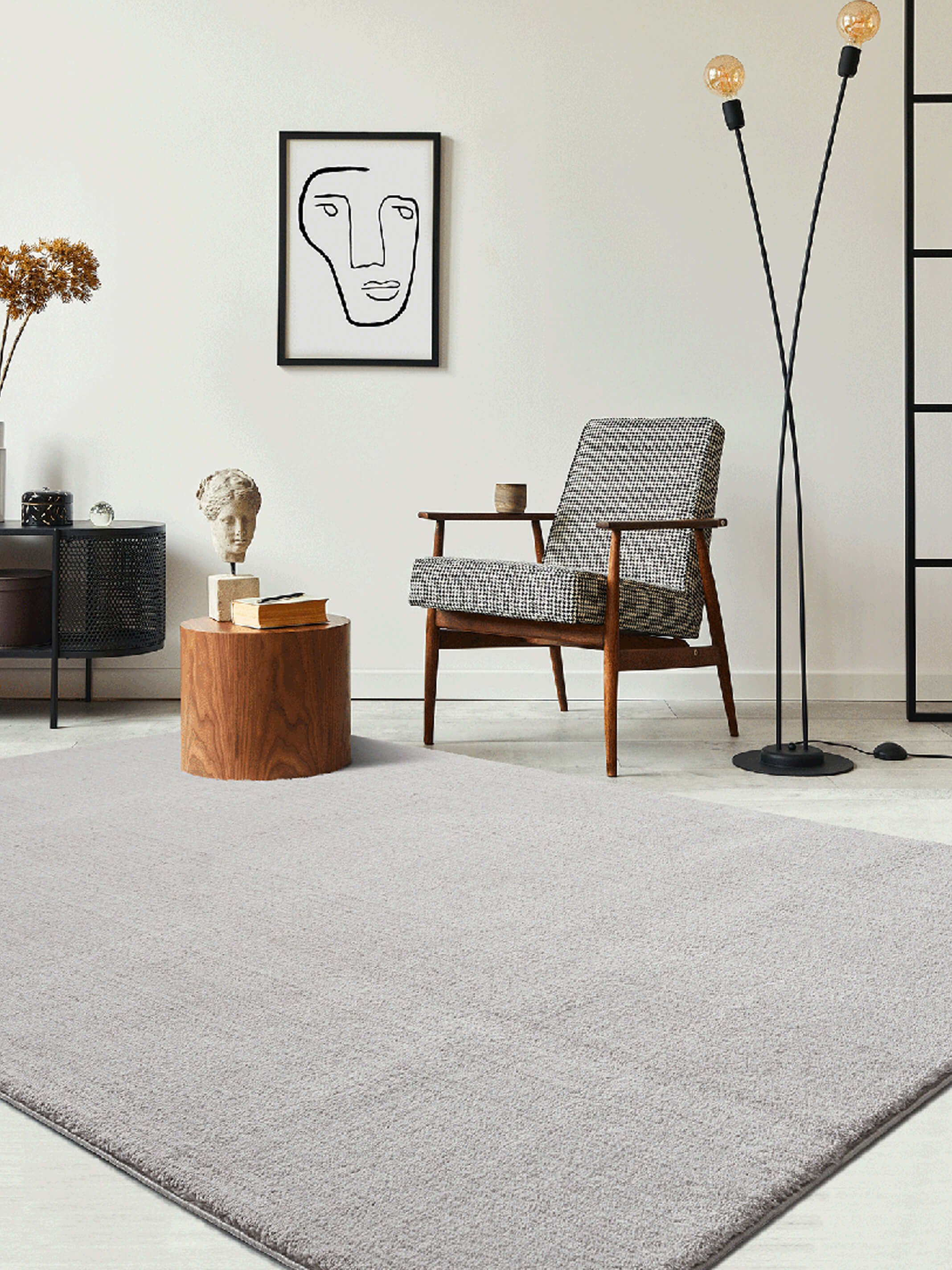 Relax waschbarer Kurzflor Teppich