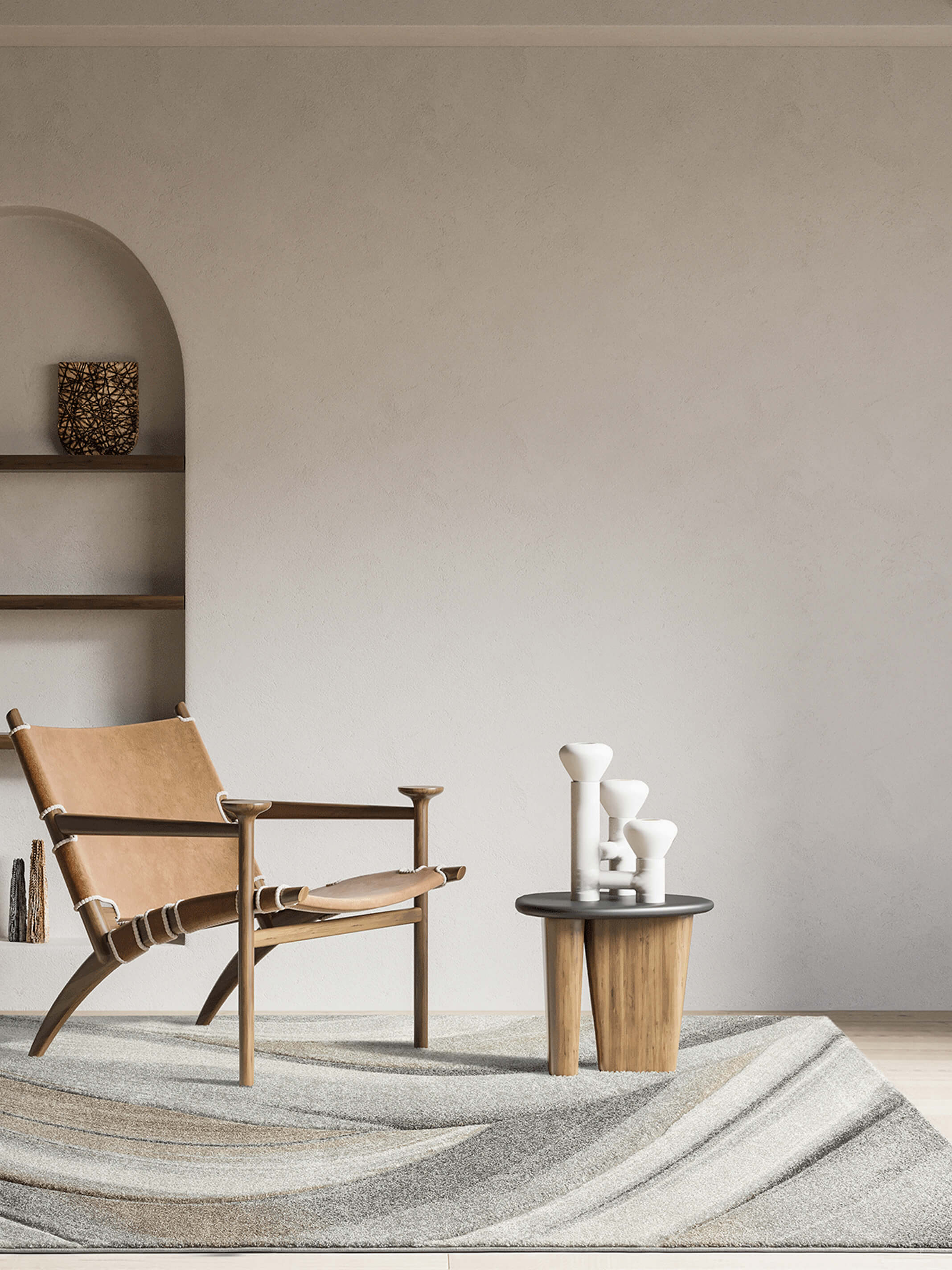Monde Deluxe Wohnzimmer Teppich