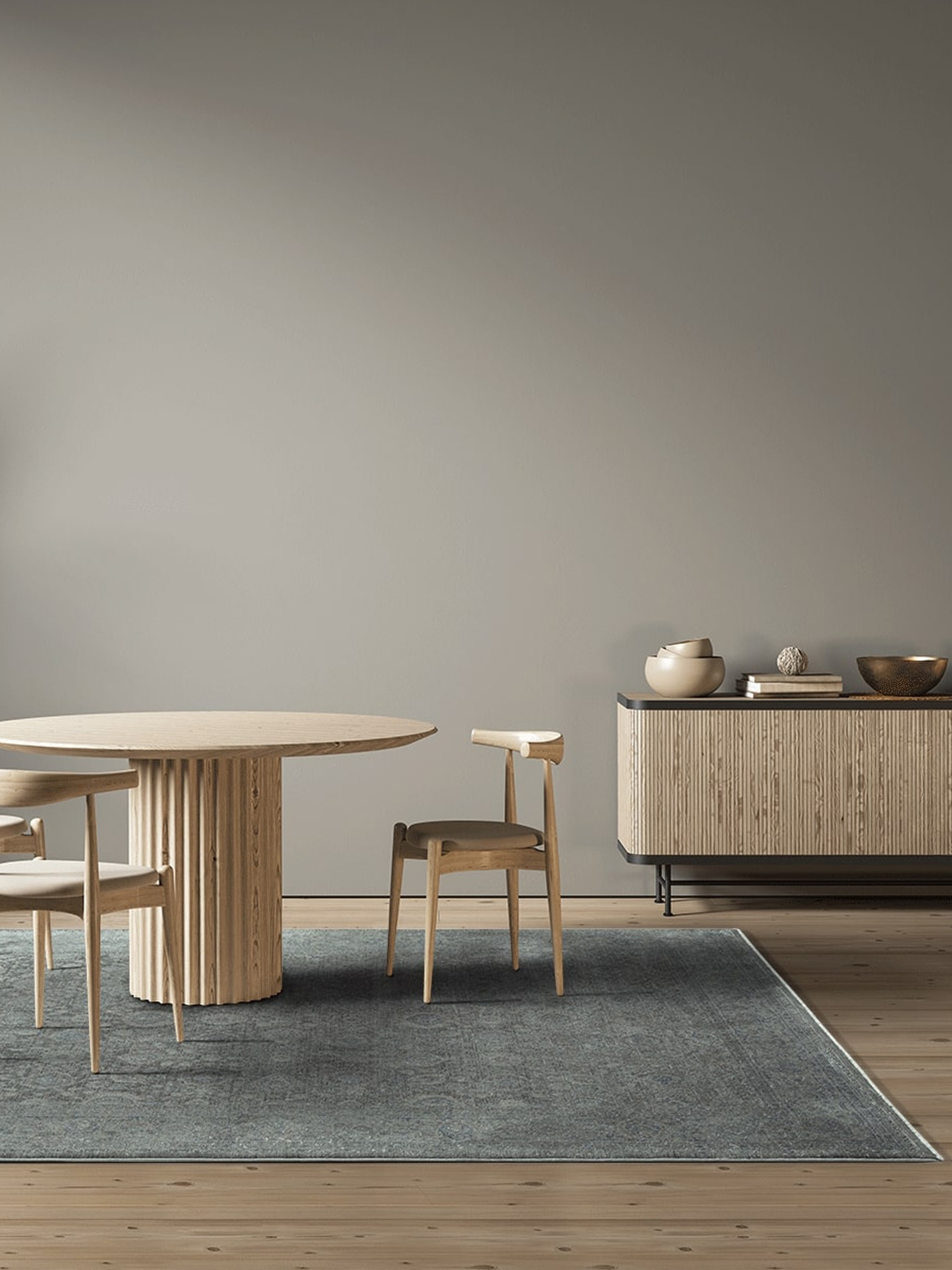 Thera Seidiger Vintage-Teppich