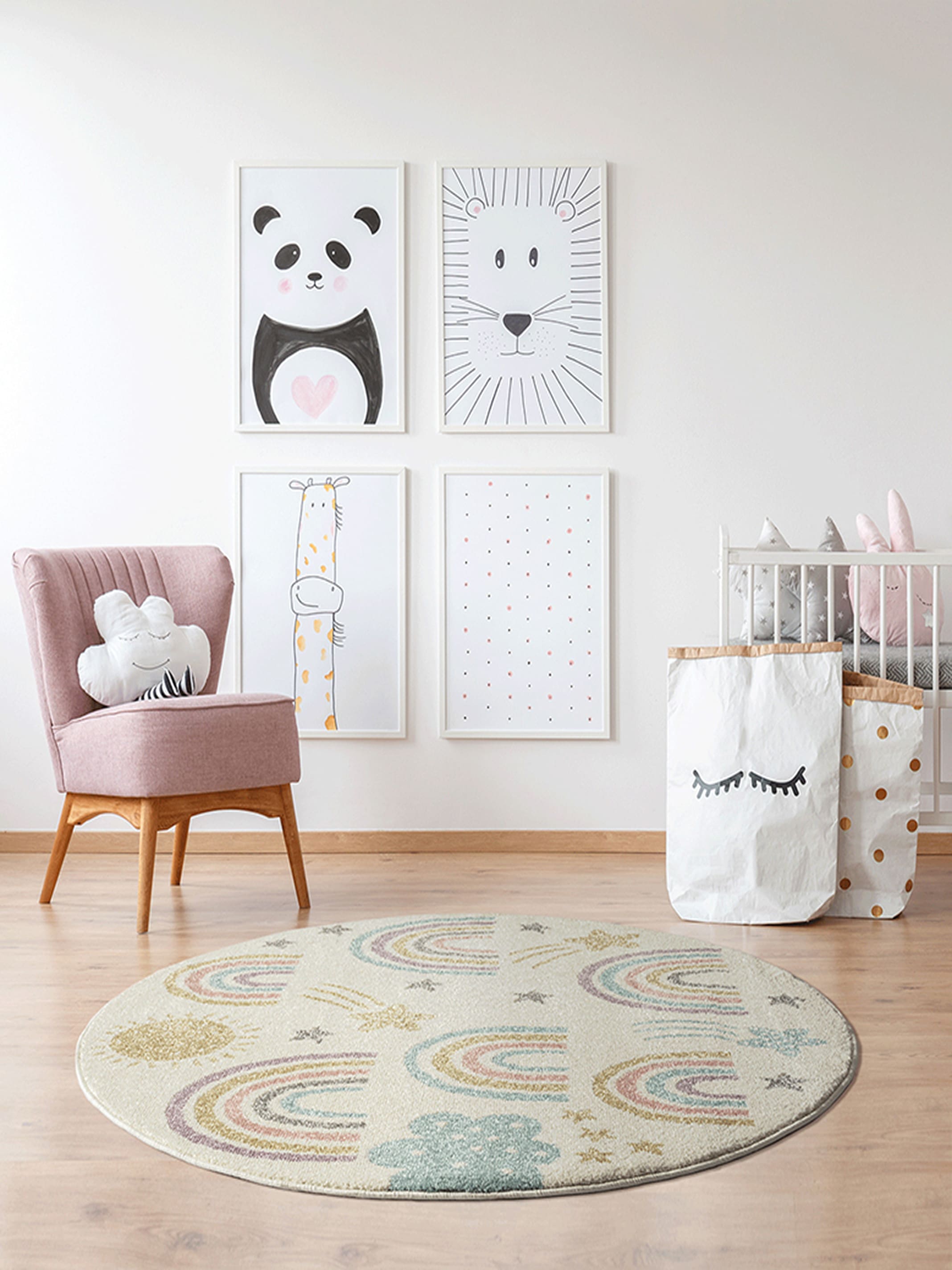 Beat Kids Moderner Weicher Kinderteppich