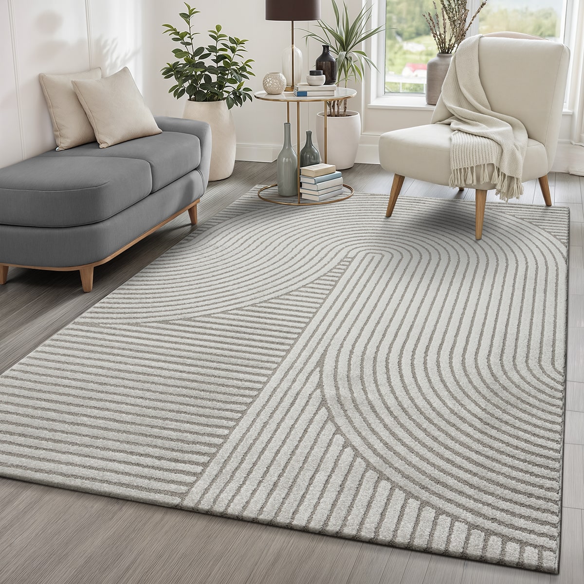 Everest Moderner Kurzflor Teppich