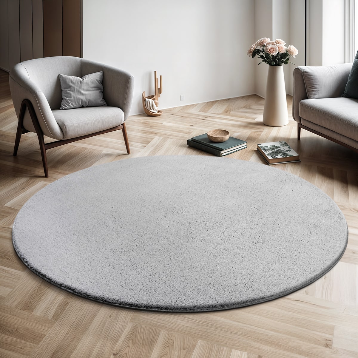 Relax waschbarer Kurzflor Teppich