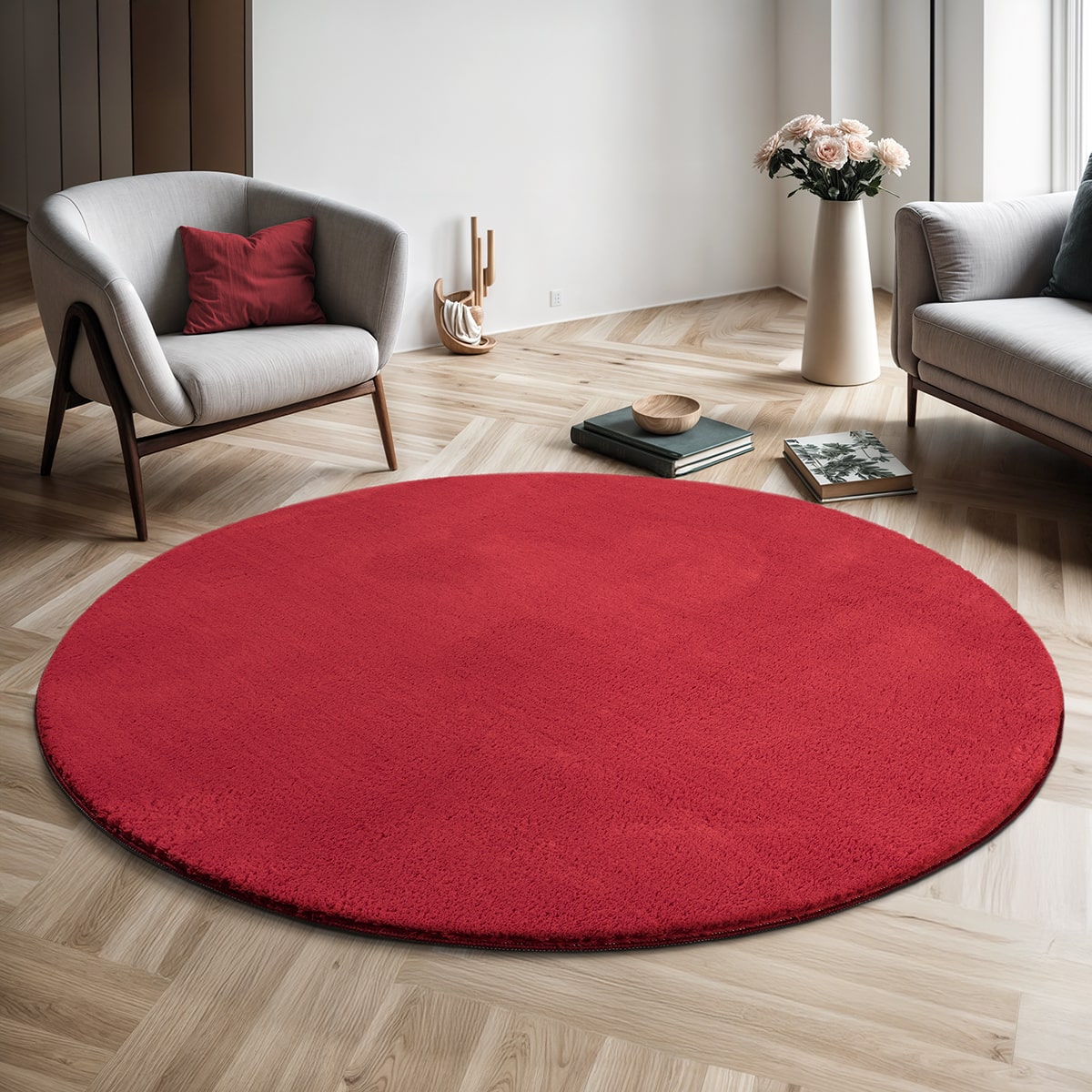 Relax waschbarer Kurzflor Teppich