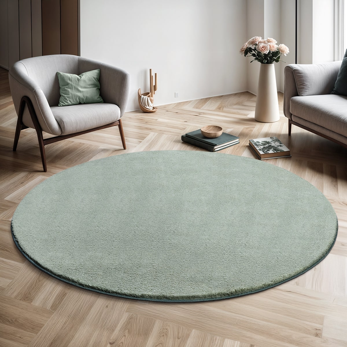 Relax waschbarer Kurzflor Teppich