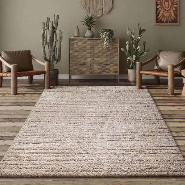 Bahar Flauschiger Hochflorteppich