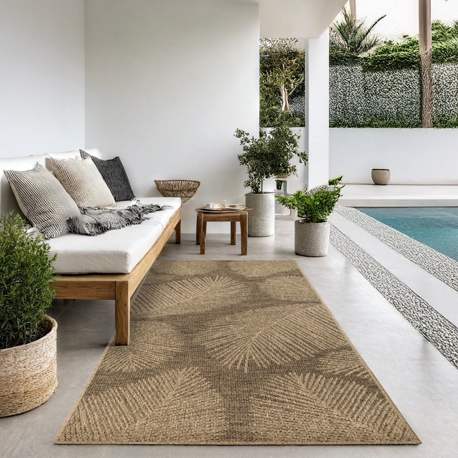 Kansas robuster In- & Outdoor Teppich