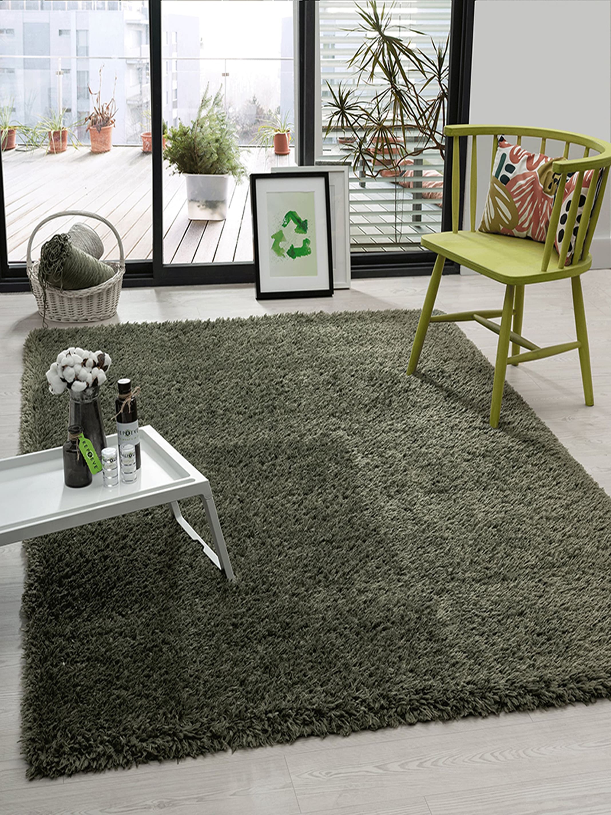 Velvet Wohnzimmer Öko Teppich