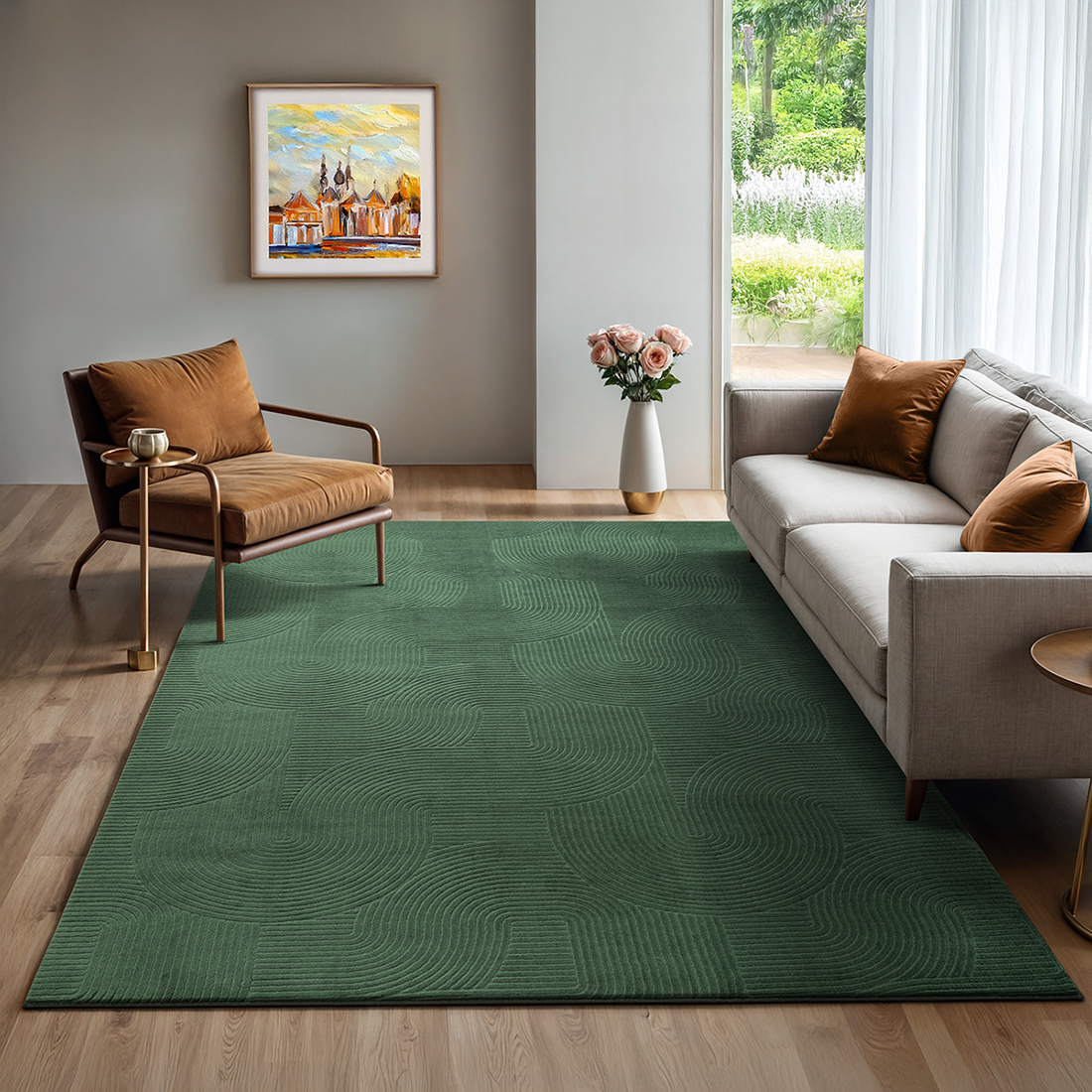 Rio Moderner Weicher Teppich
