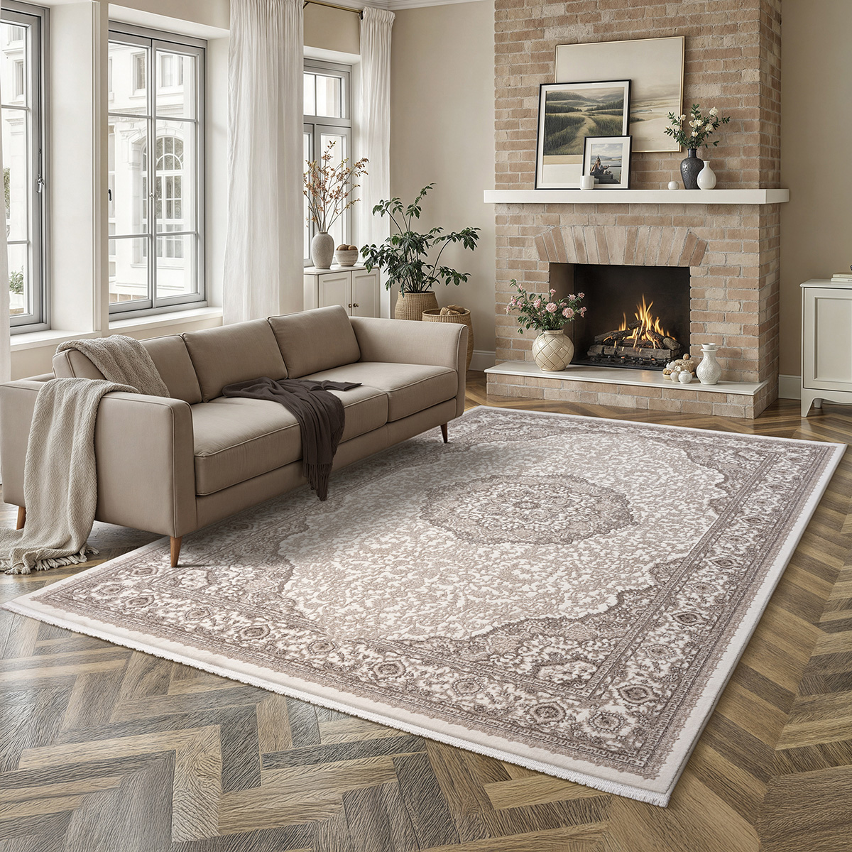  Melody hochwertiger Wohnzimmer Teppich