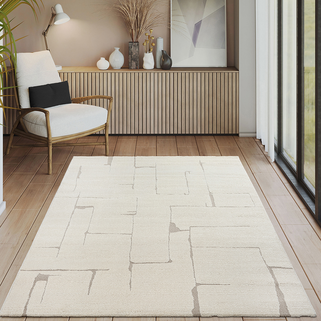 Everest Moderner Kurzflor Teppich