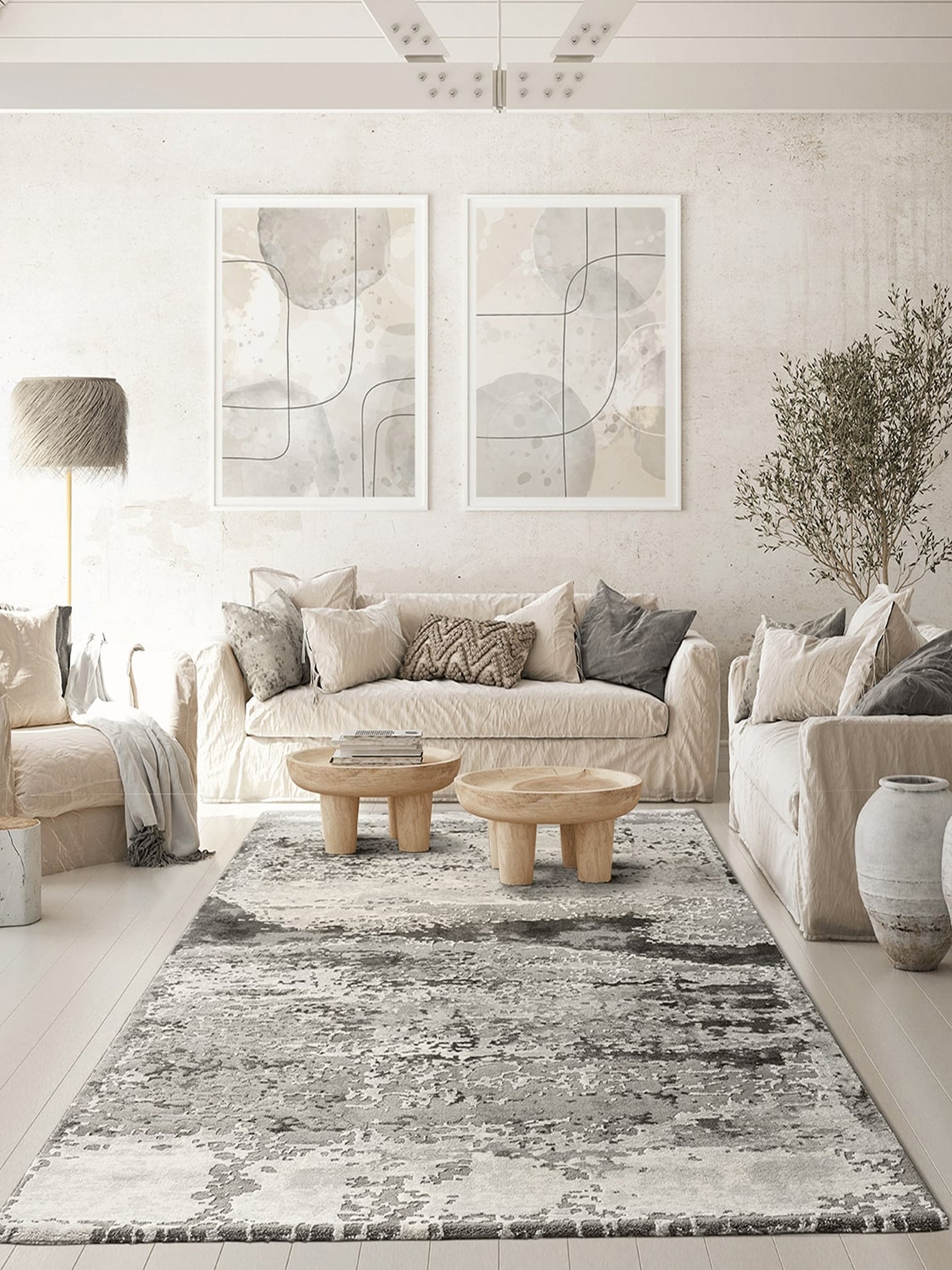Marble Moderner Wohnzimmer Teppich