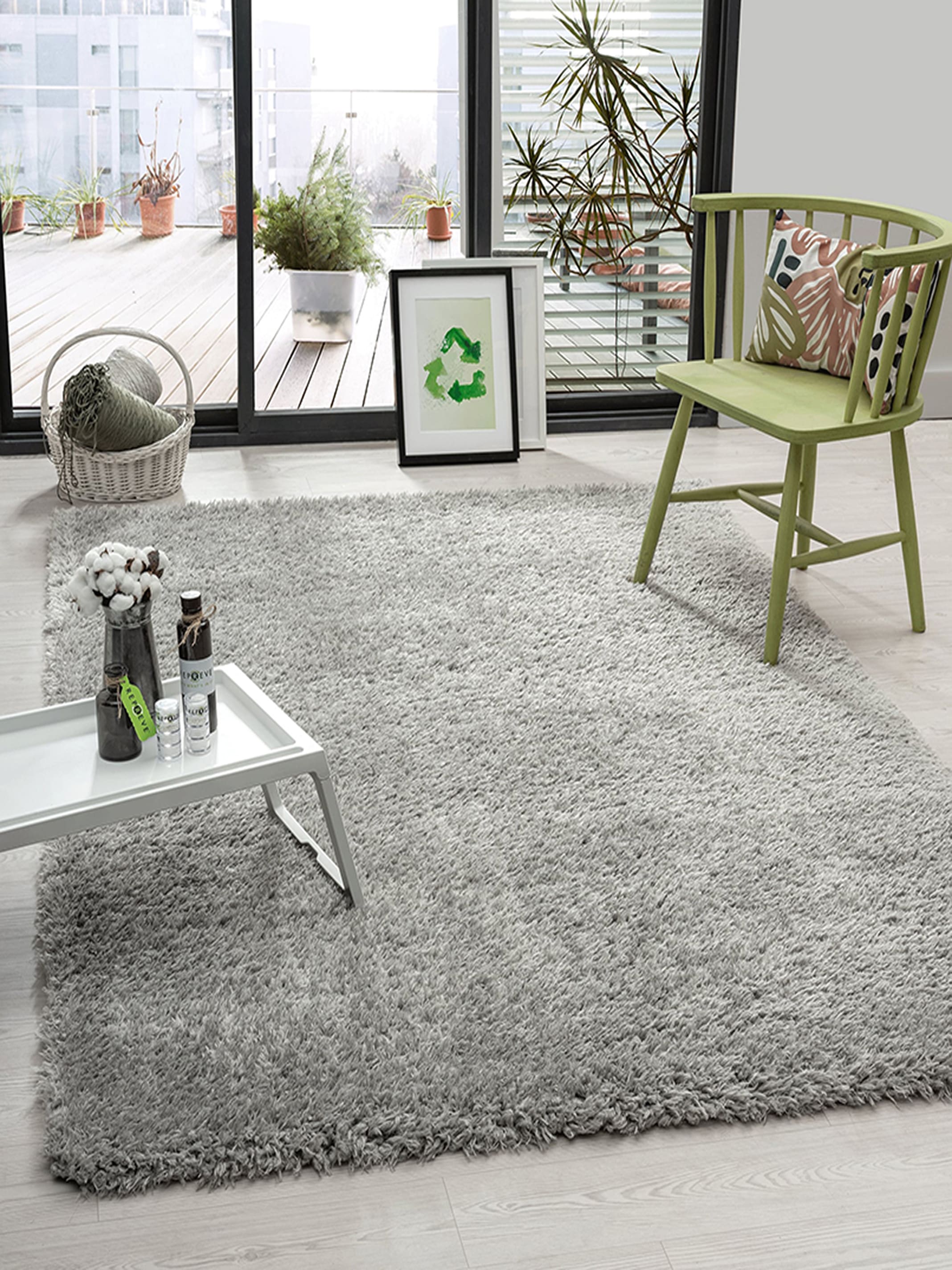 Velvet Wohnzimmer Öko Teppich