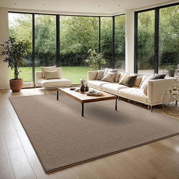 Turin eleganter Kurzflor Teppich