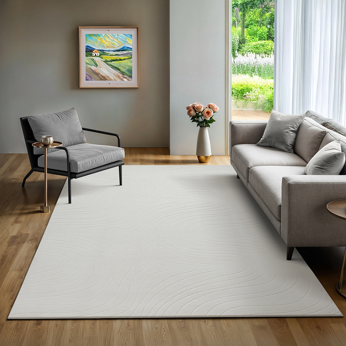 Rio Moderner Weicher Teppich