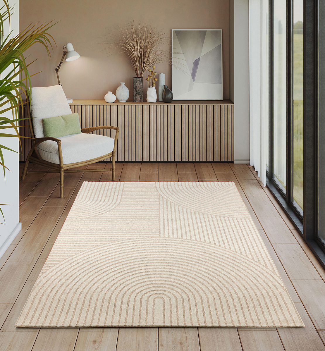 Everest Moderner Kurzflor Teppich