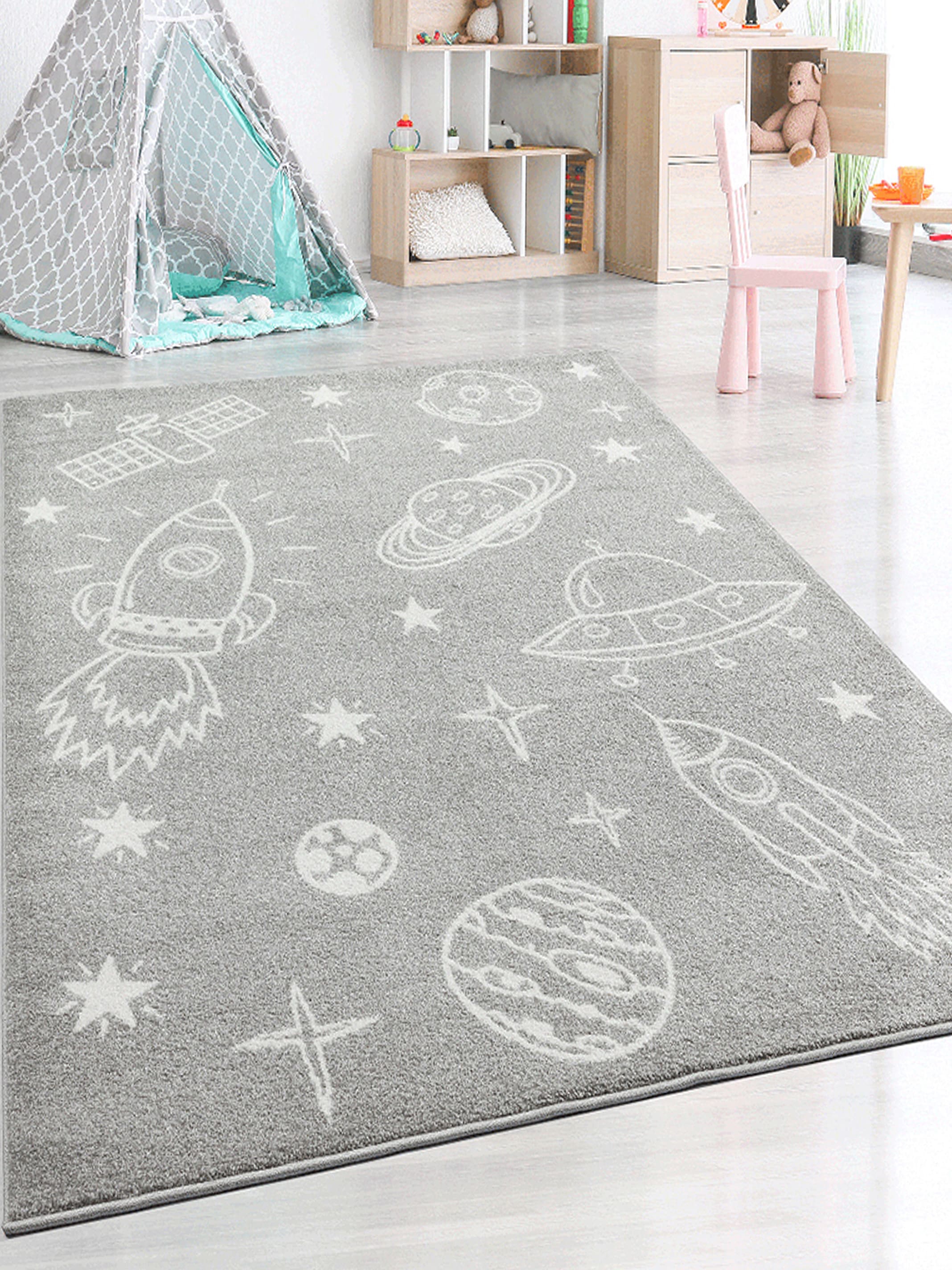 Beat Kids Moderner Weicher Kinderteppich