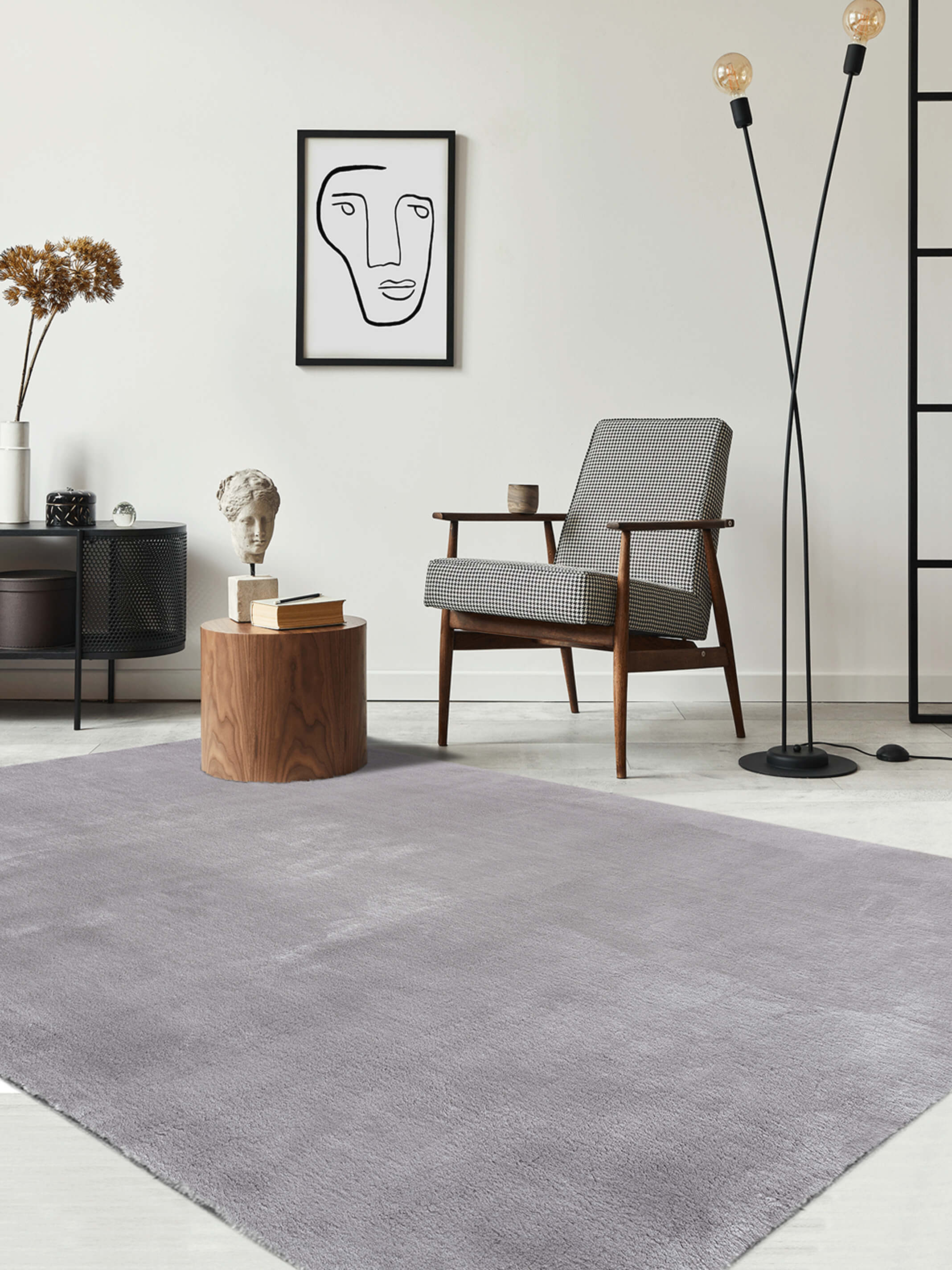 Relax waschbarer Kurzflor Teppich