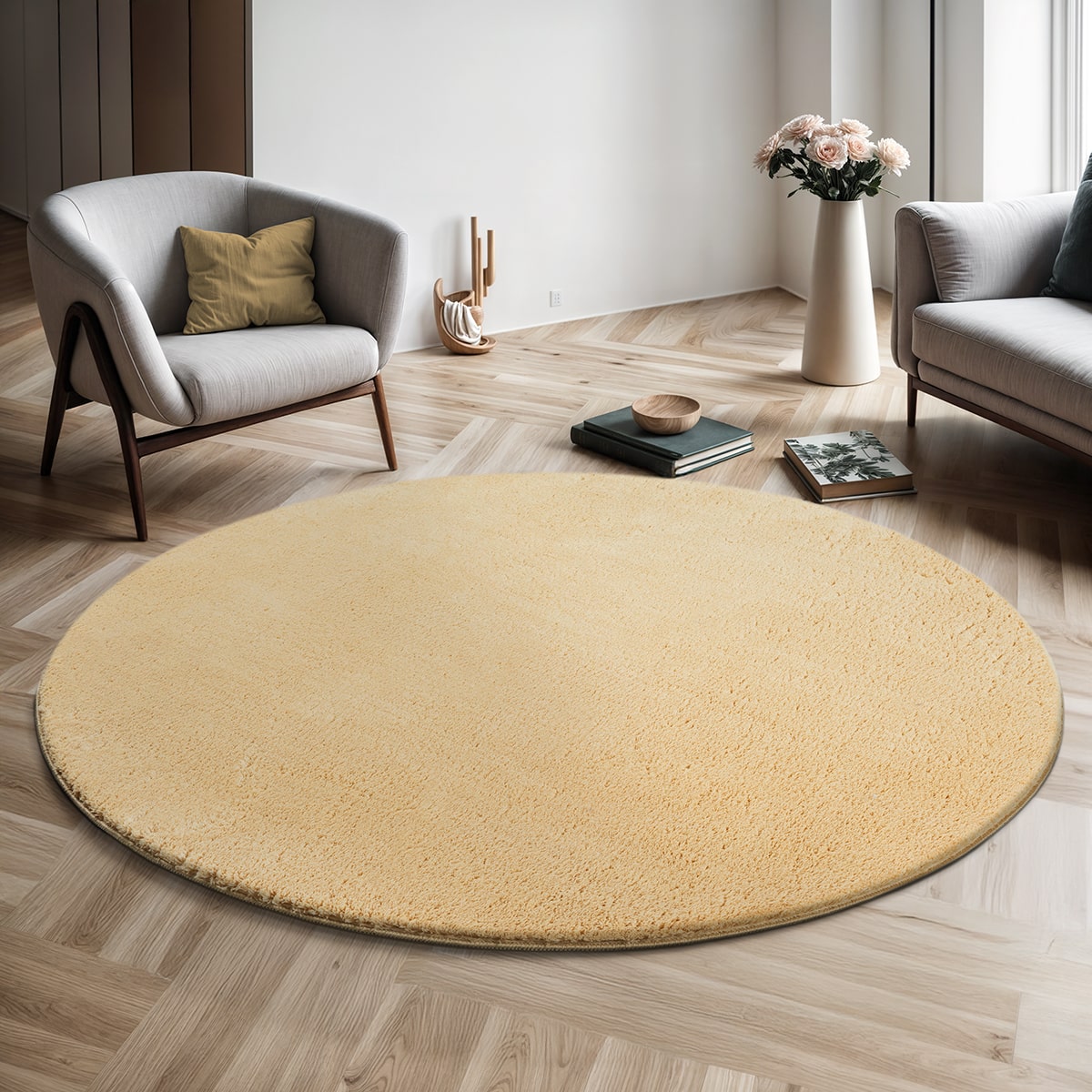Relax waschbarer Kurzflor Teppich