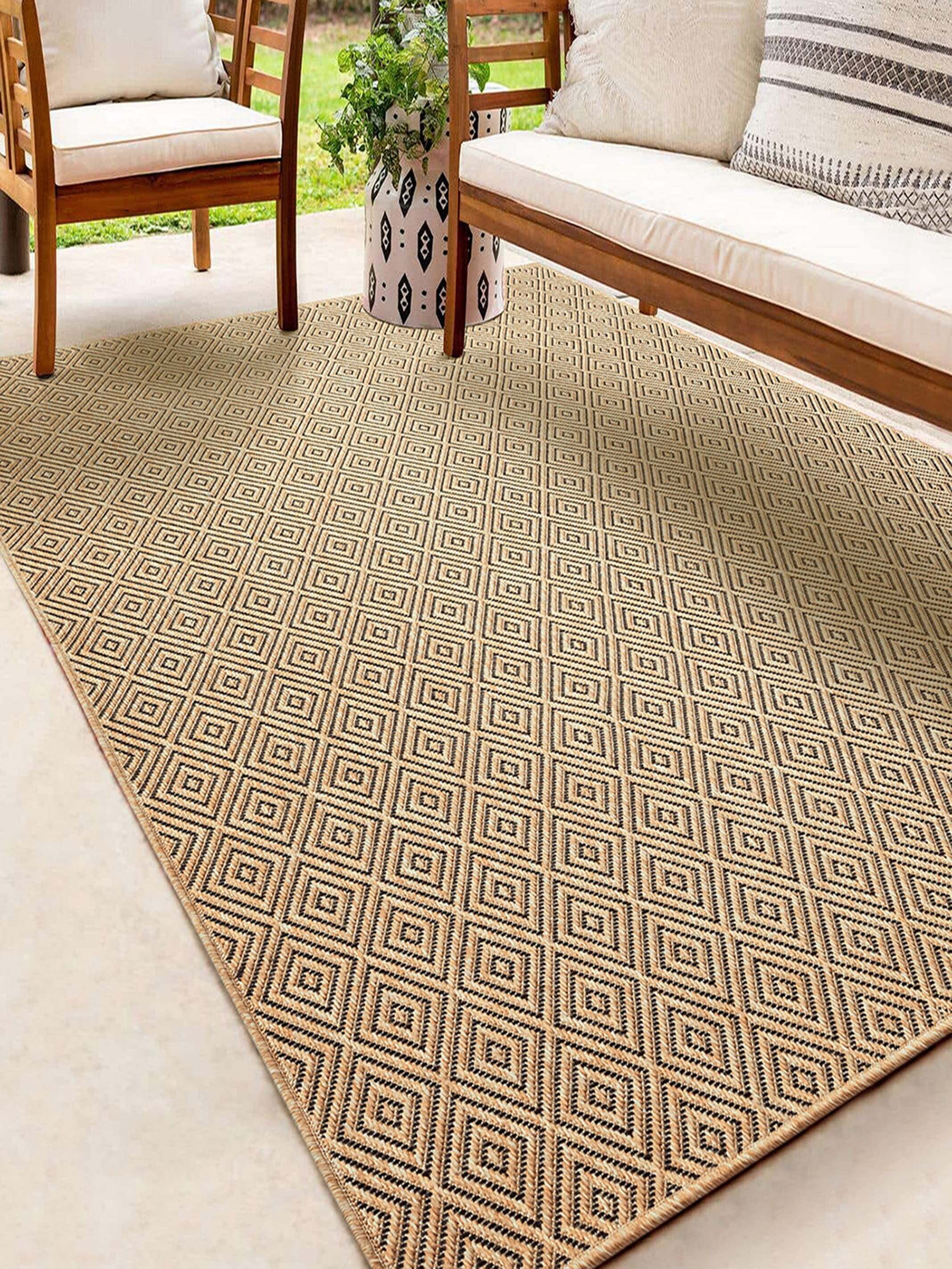 Kansas robuster In- & Outdoor Teppich