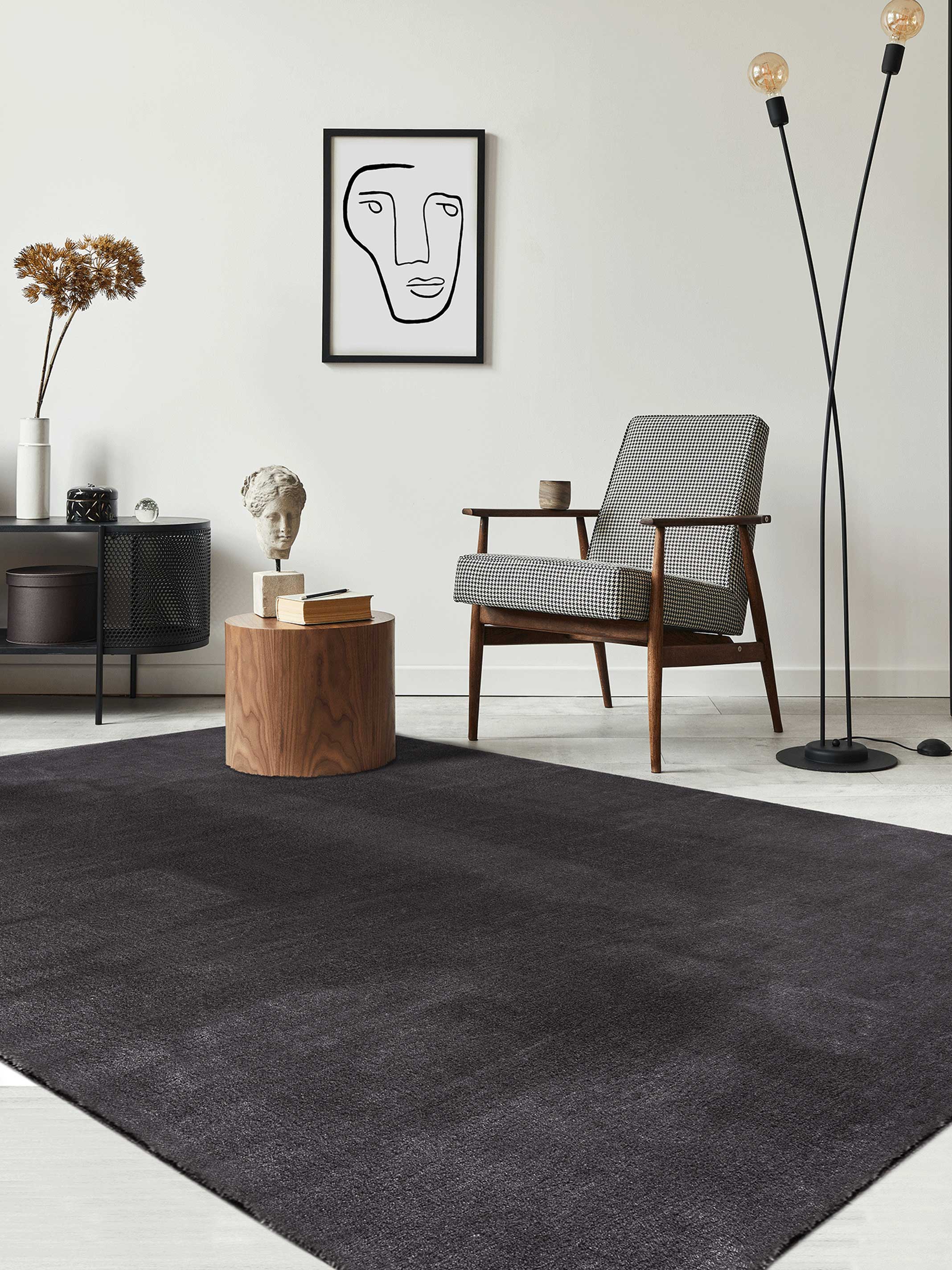 Relax waschbarer Kurzflor Teppich