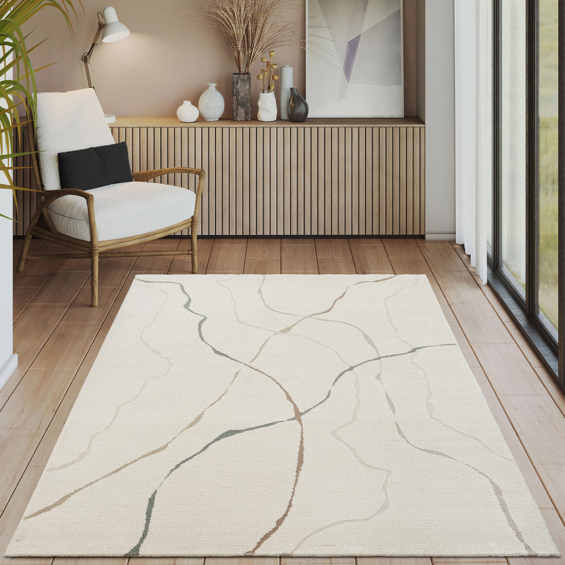 Everest Moderner Kurzflor Teppich