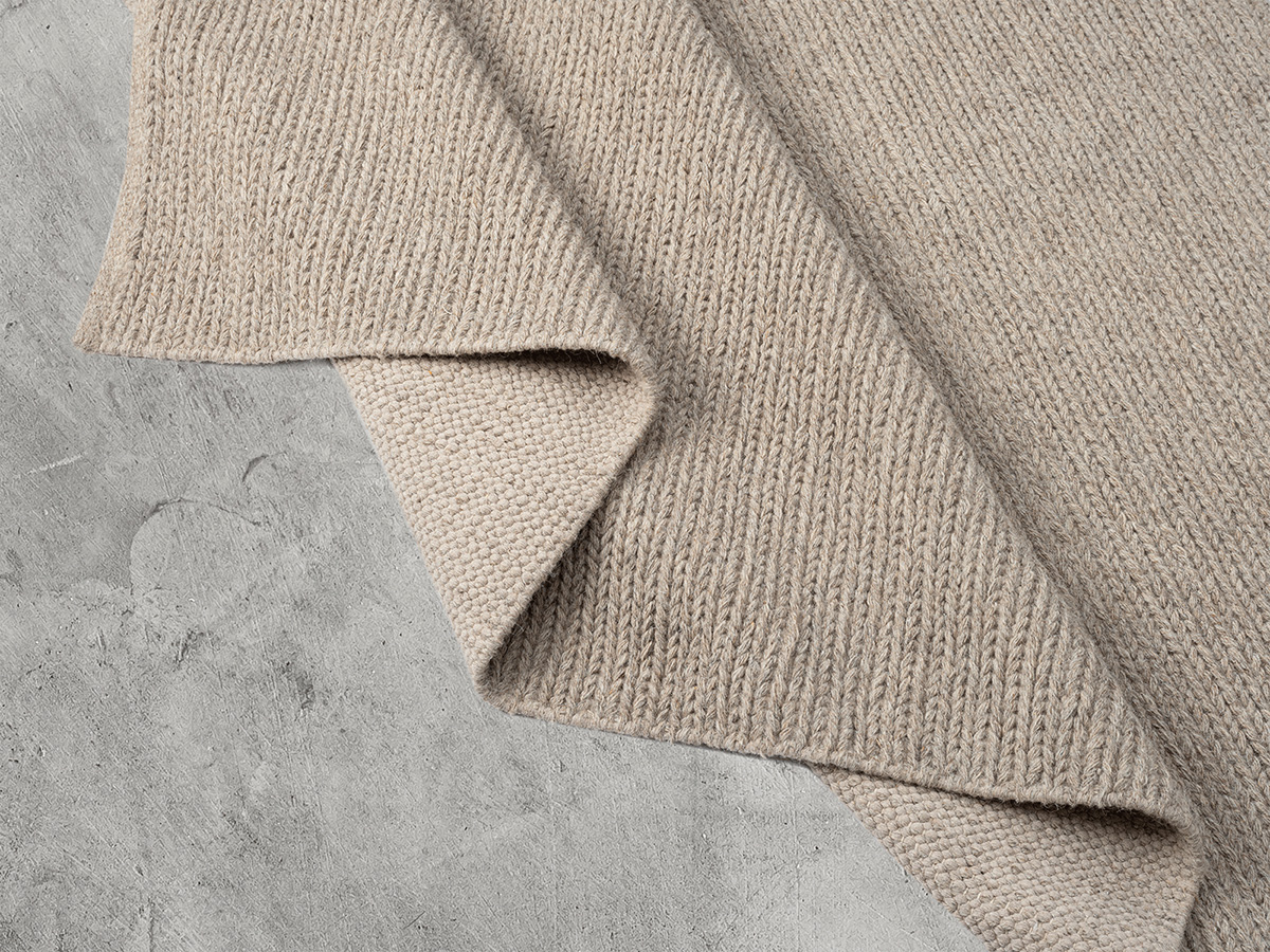 Premium Wool handgewebter Wollteppich