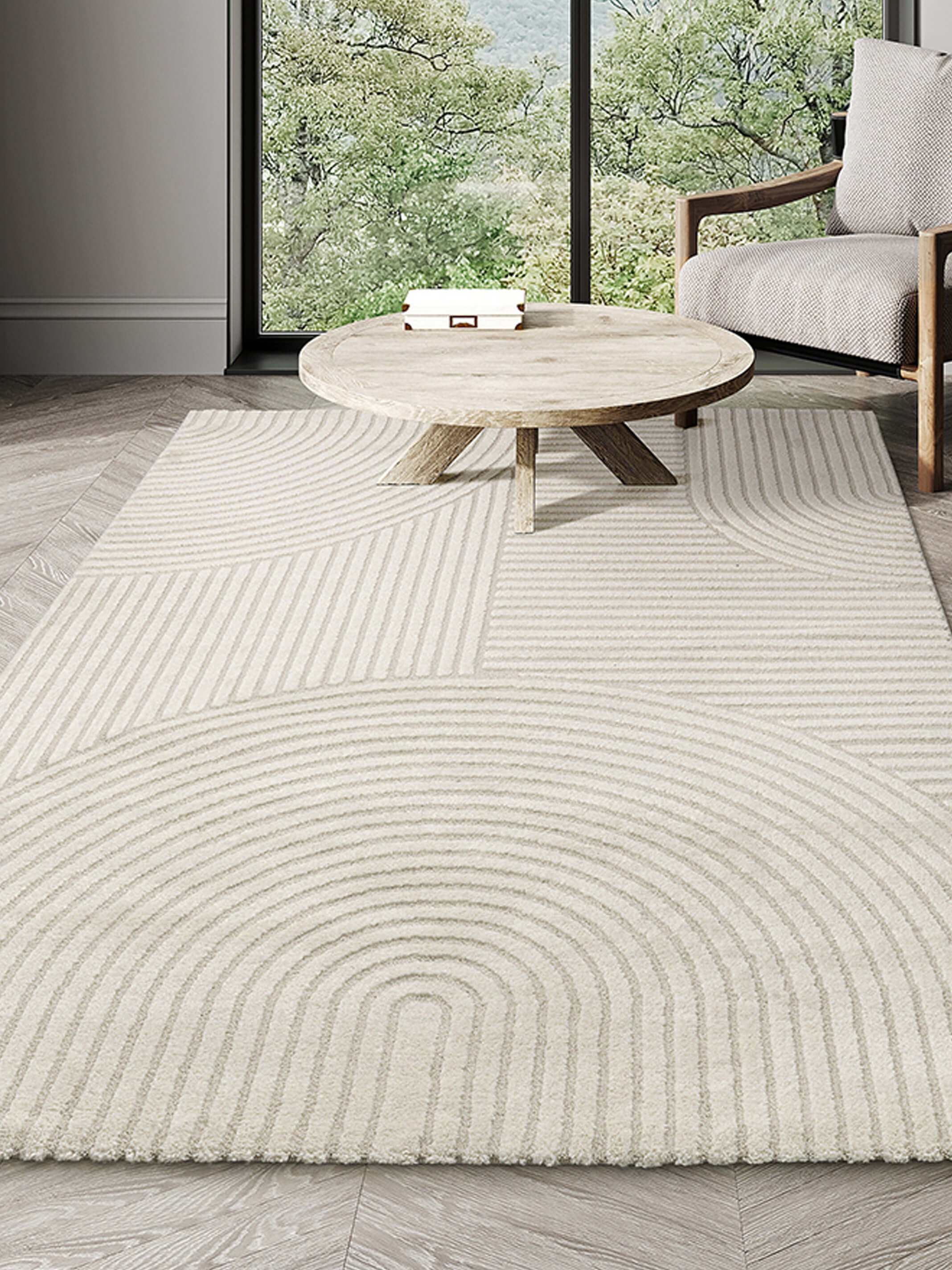 Everest Moderner Kurzflor Teppich