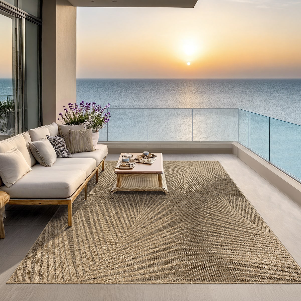 Kansas robuster In- & Outdoor Teppich