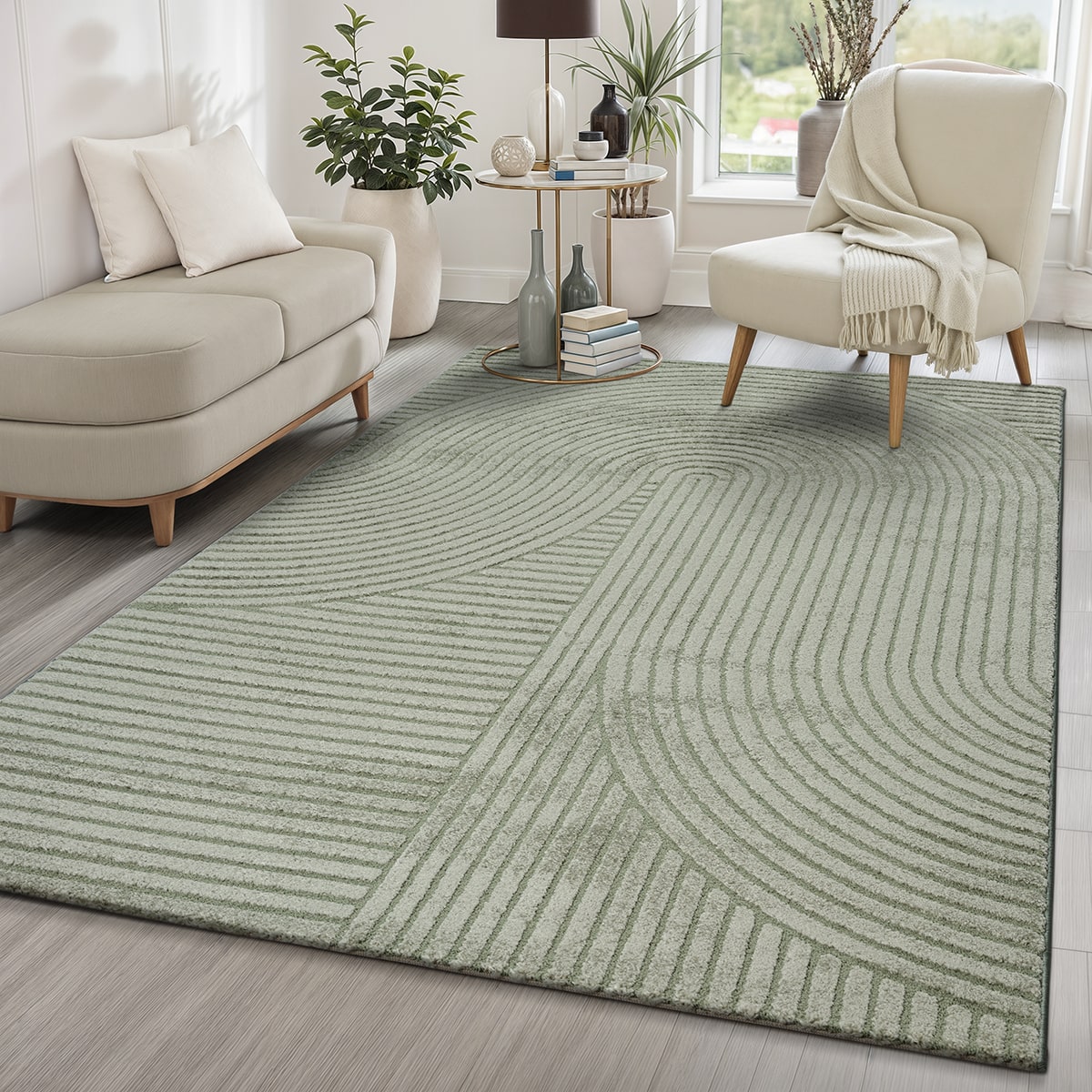 Everest Moderner Kurzflor Teppich
