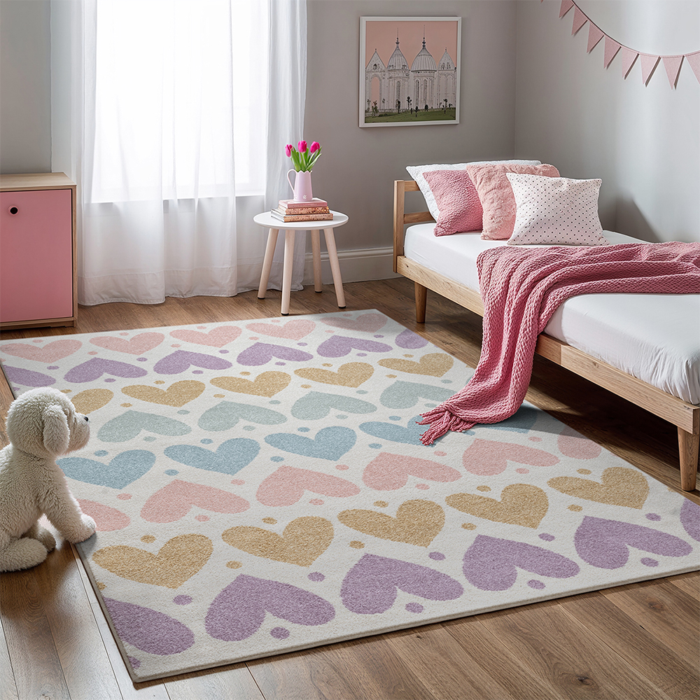 Beat Kids Moderner Weicher Kinderteppich