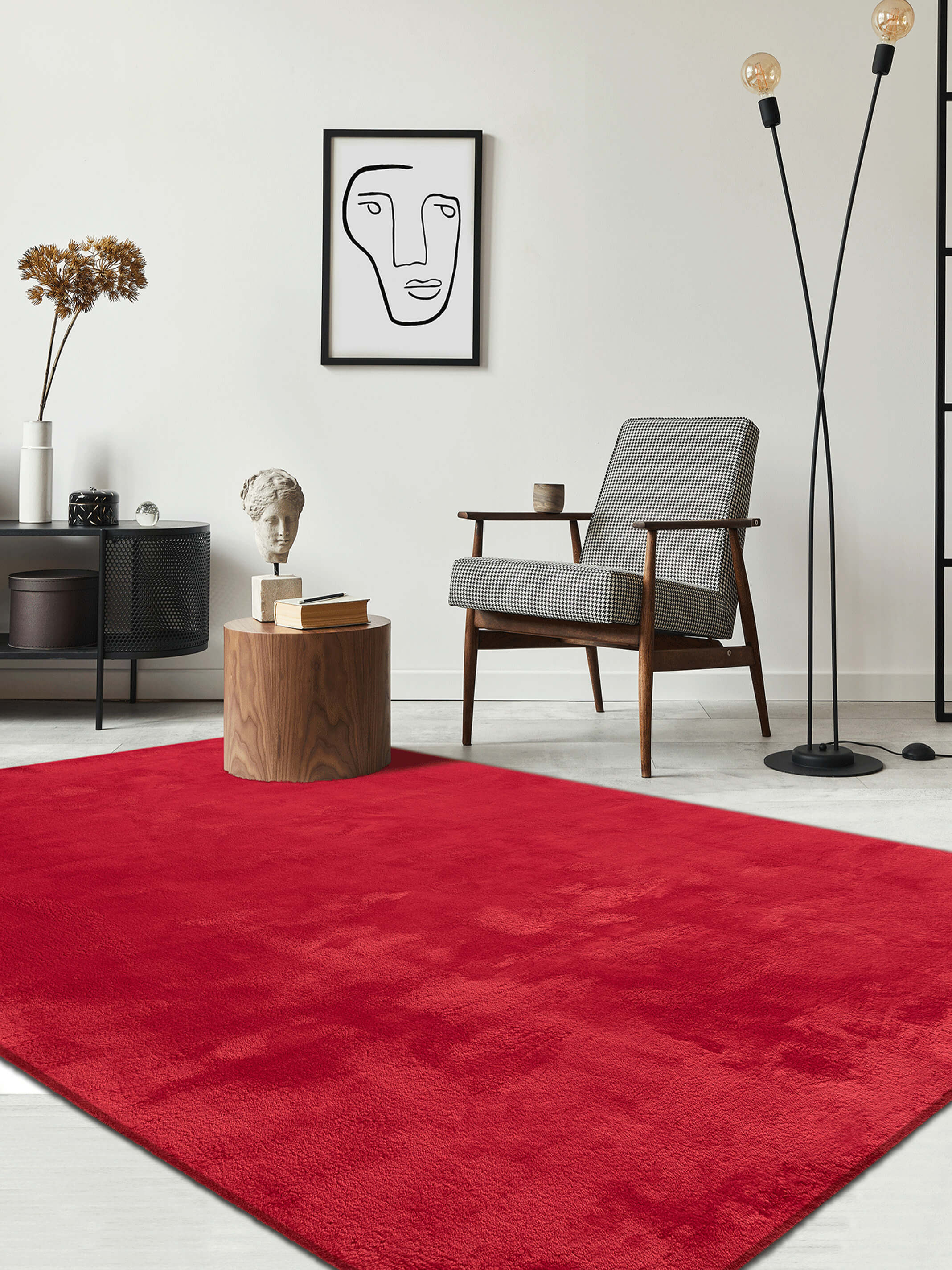Relax waschbarer Kurzflor Teppich