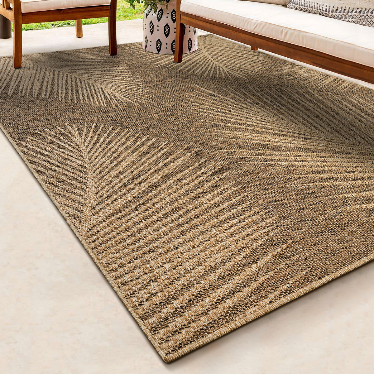 Kansas robuster In- & Outdoor Teppich