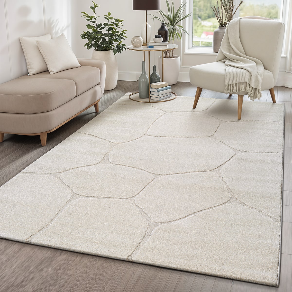 Everest Moderner Kurzflor Teppich