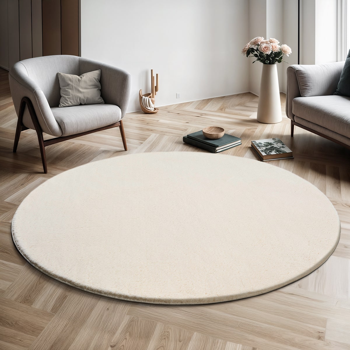 Relax waschbarer Kurzflor Teppich