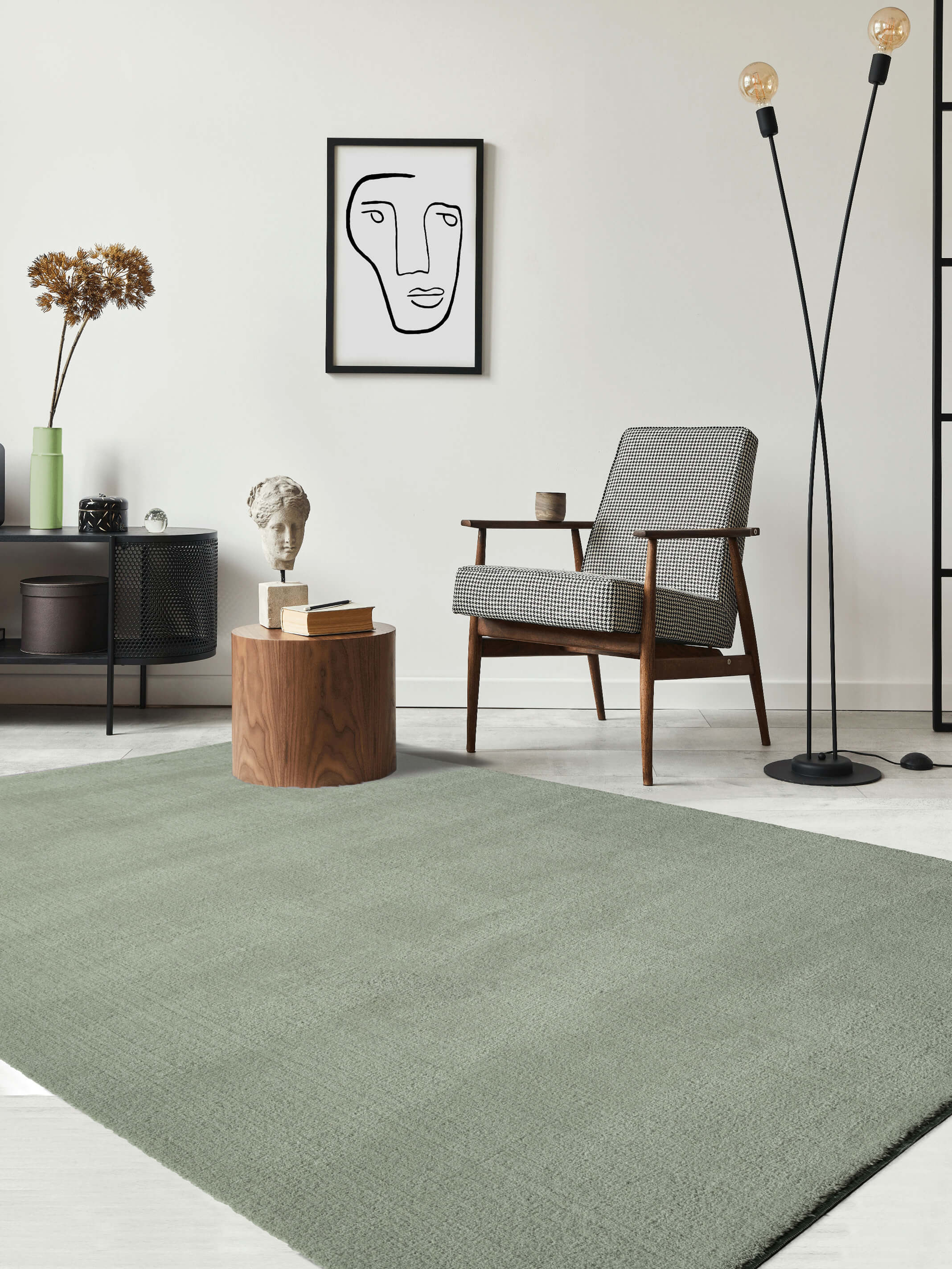 Relax waschbarer Kurzflor Teppich