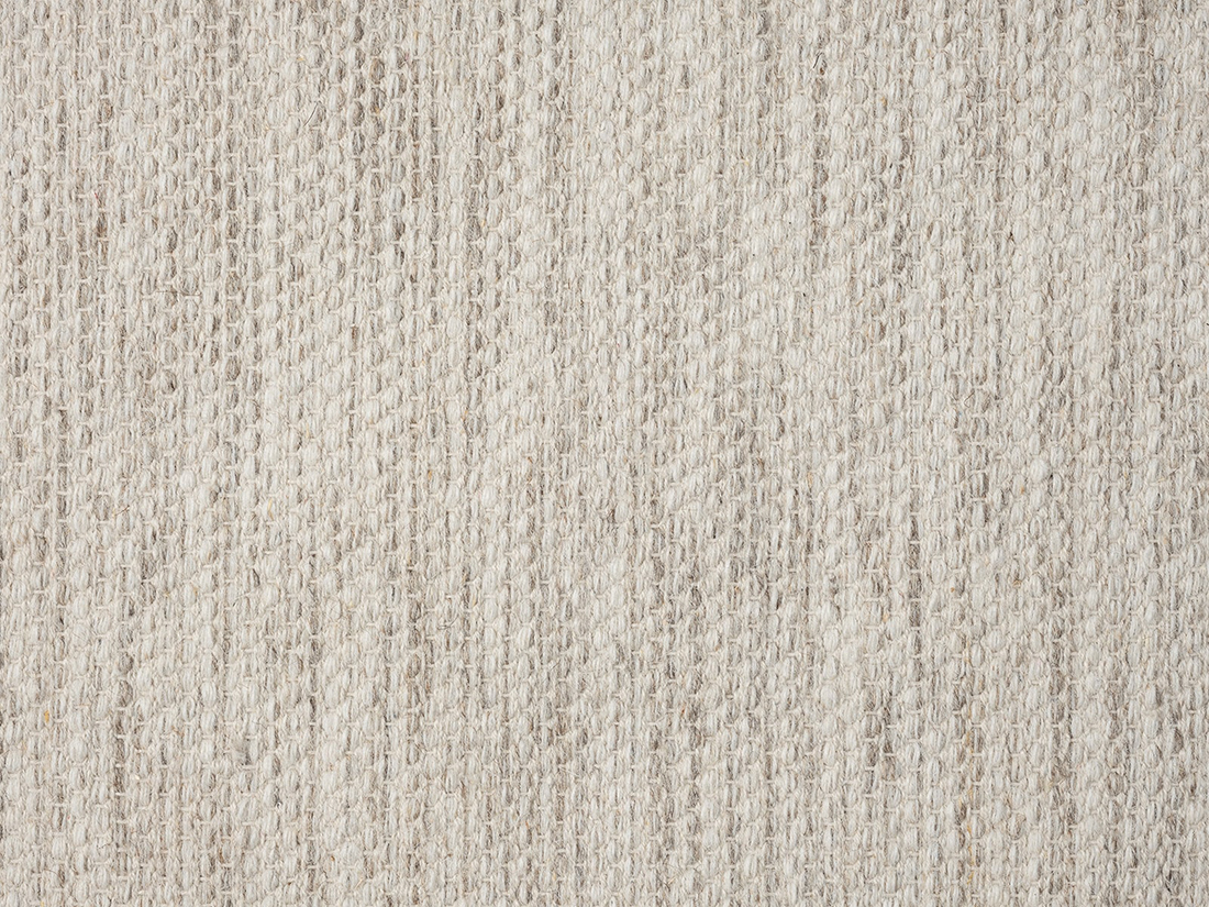 Boho Natur handgewebter Wollteppich