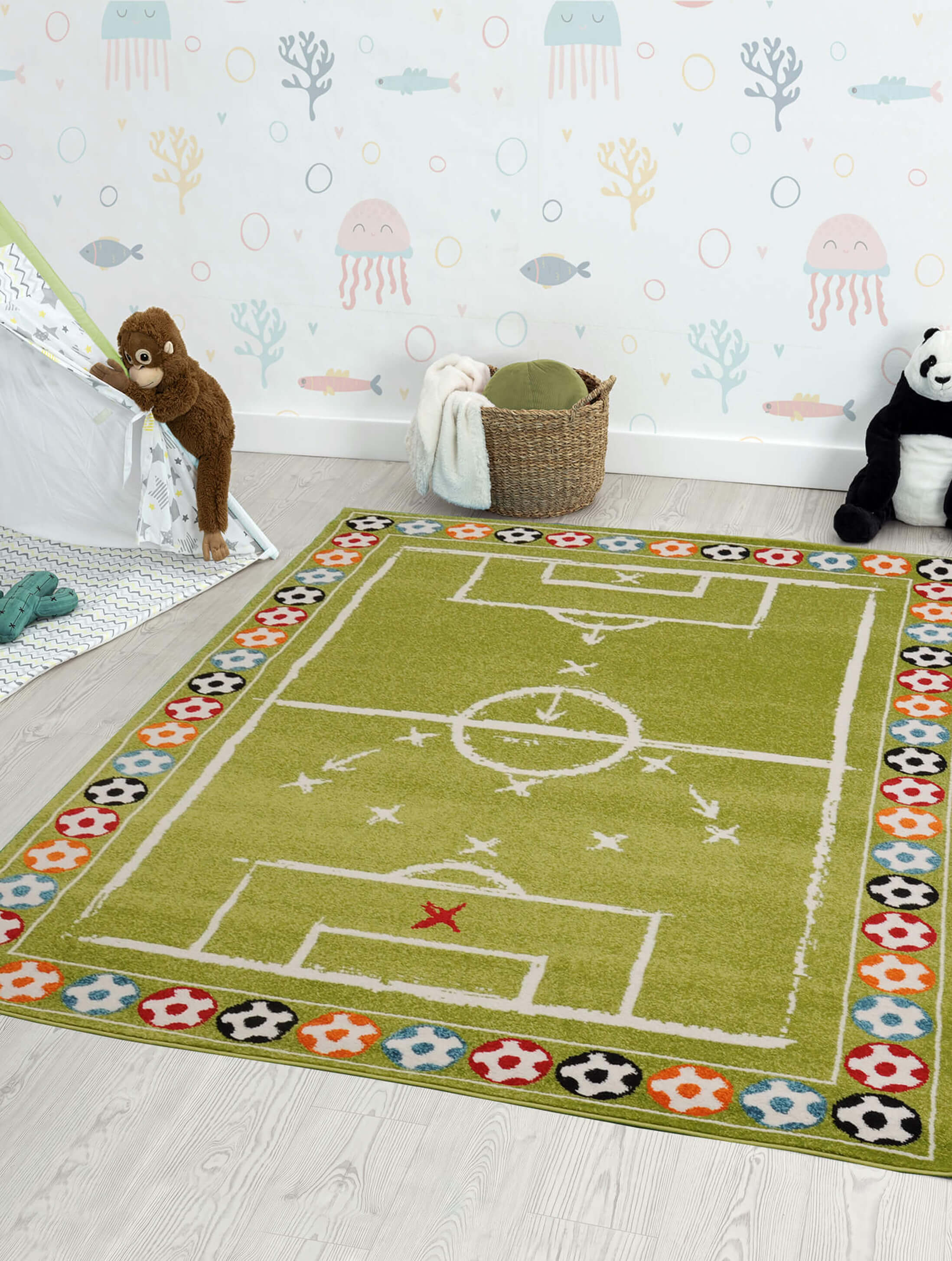 Beat Kids Moderner Weicher Kinderteppich