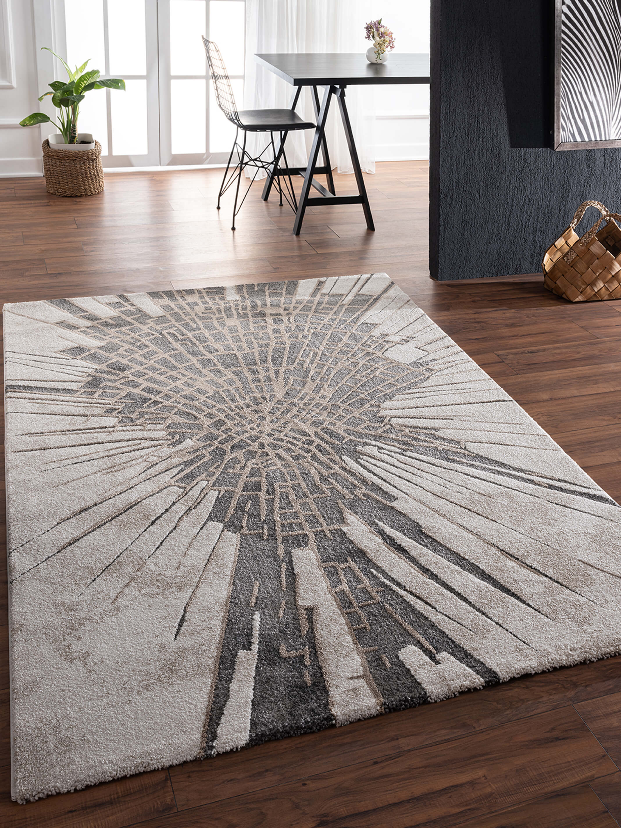 Marvi Eleganter Designer Teppich