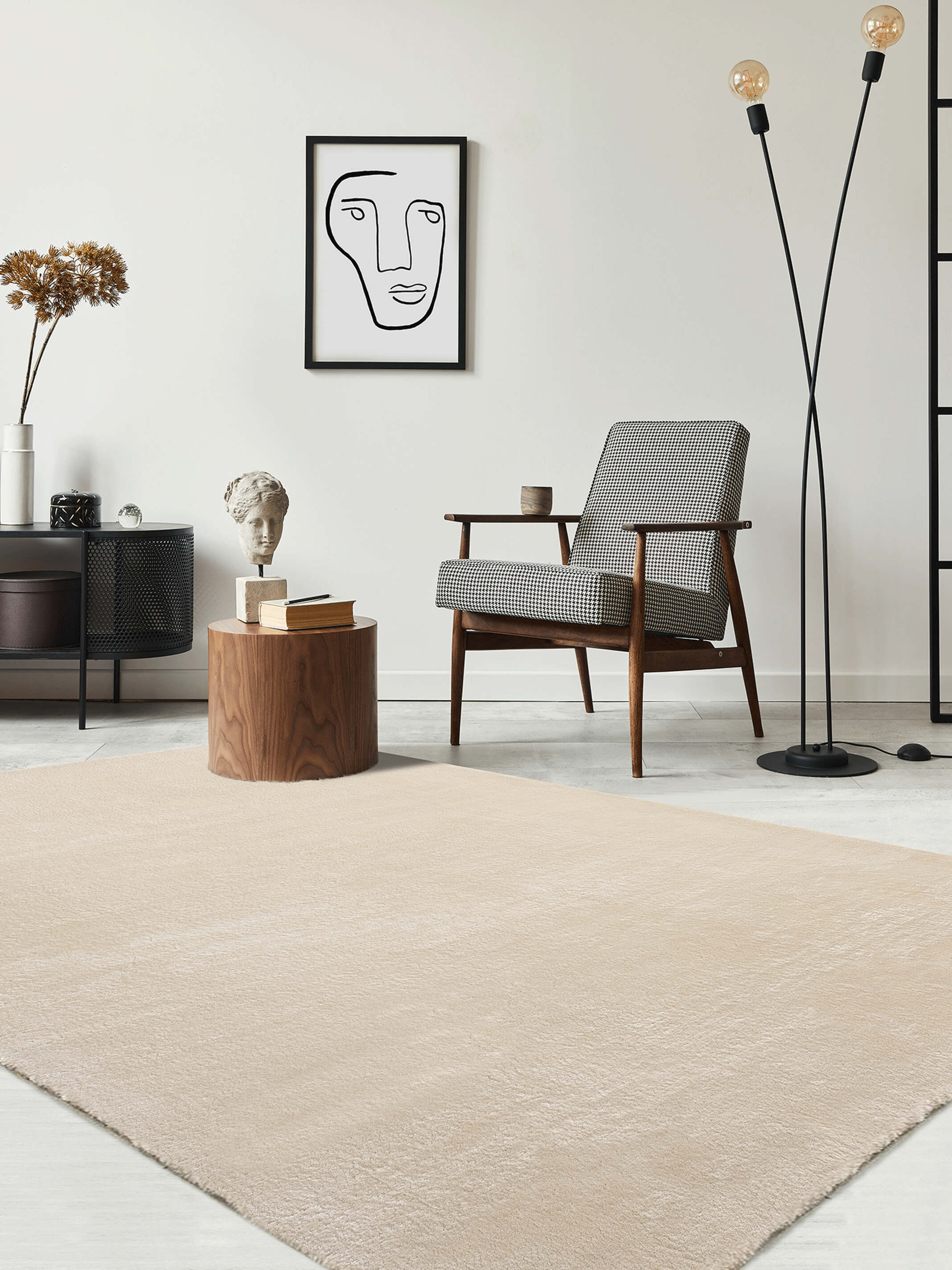 Relax waschbarer Kurzflor Teppich