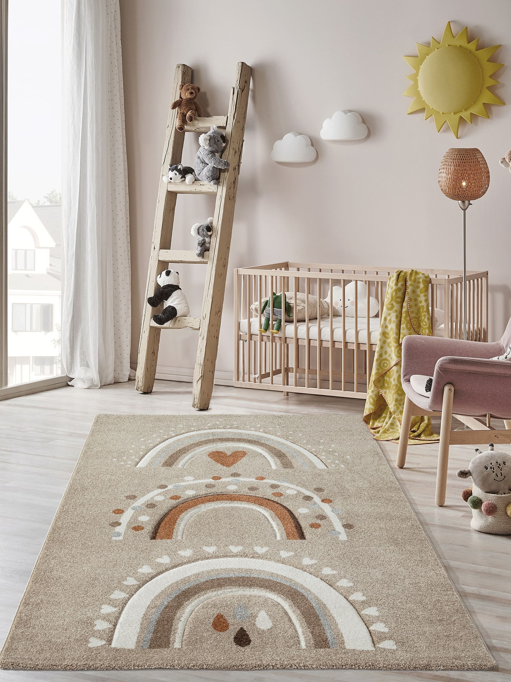 Monde moderner Kurzflor Teppich