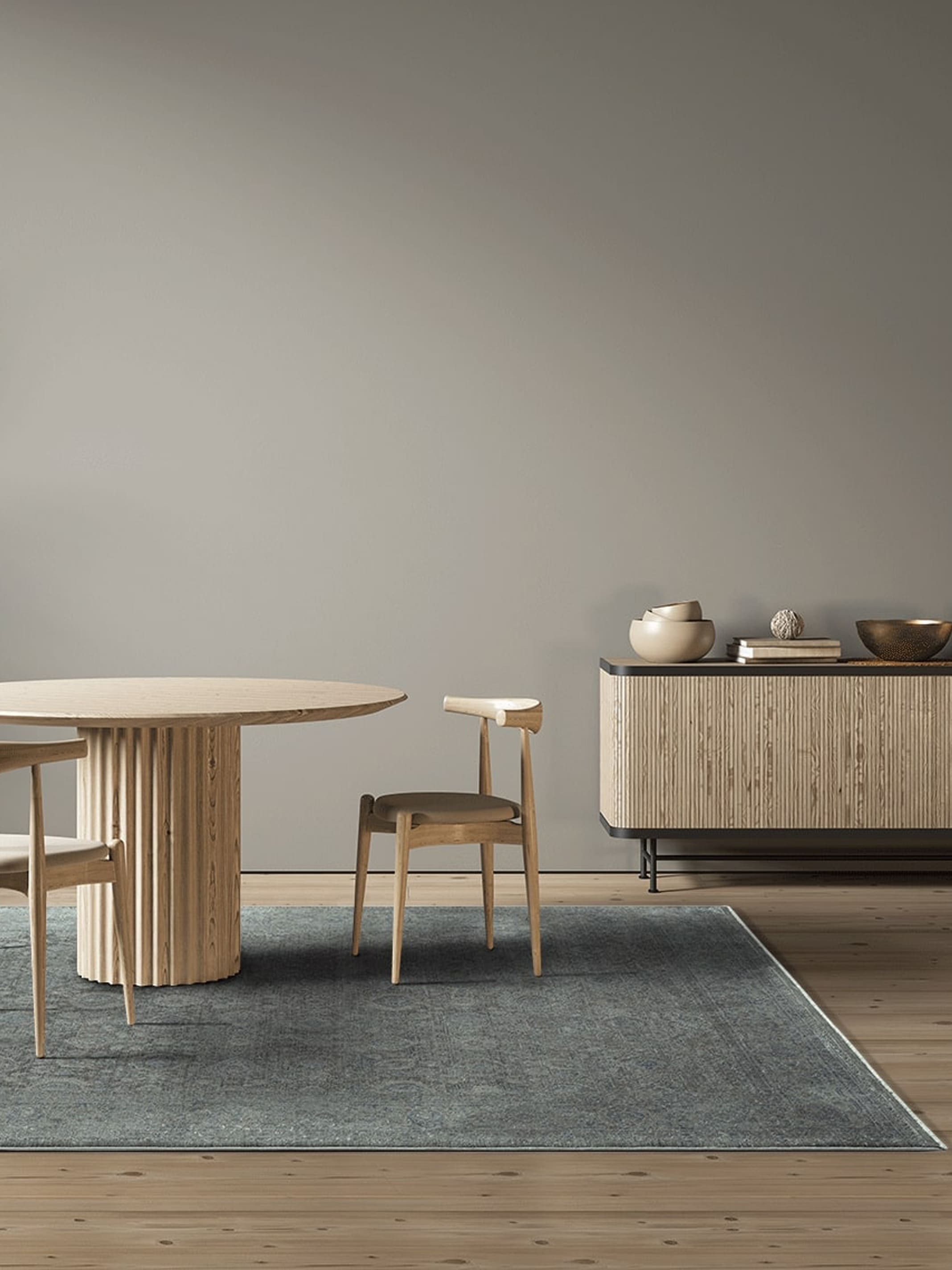 Thera Seidiger Vintage-Teppich
