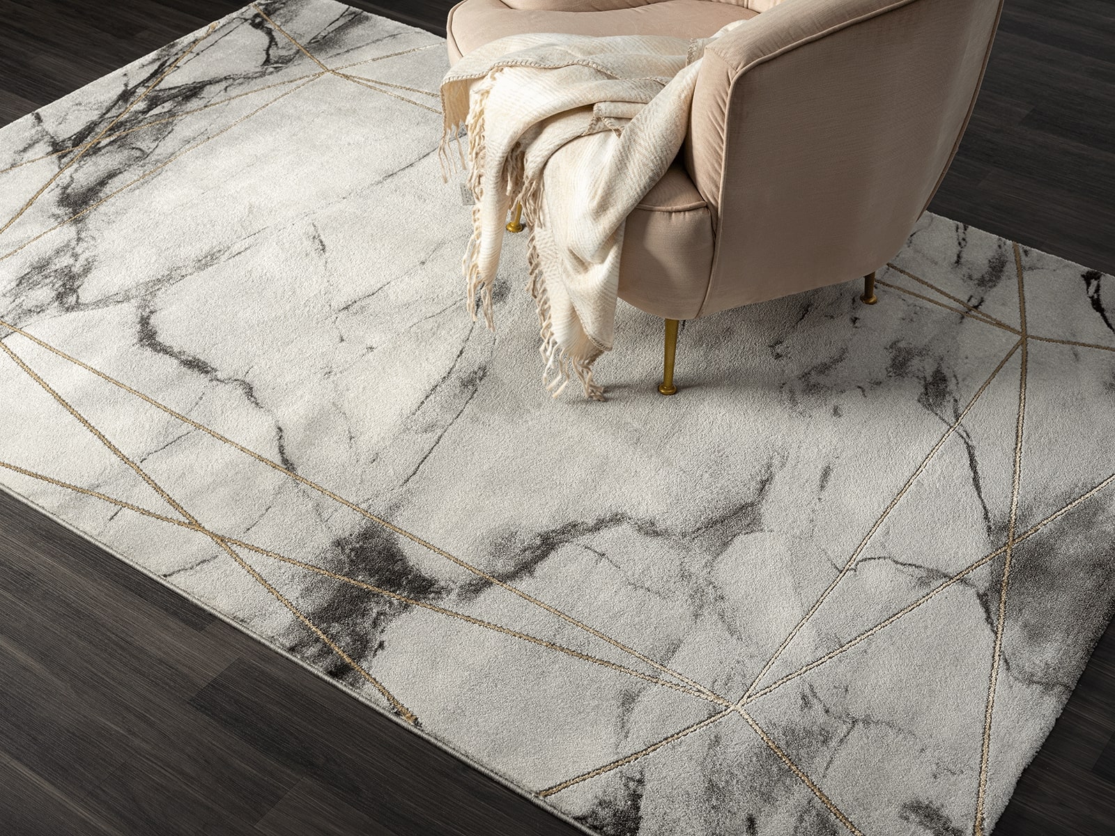 Marble Moderner Wohnzimmer Teppich